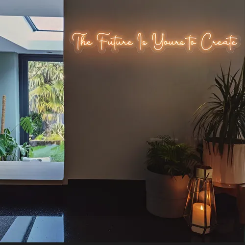 Ambitious The Future is Yours to Create Neon Sign - Imprint Now - AUS