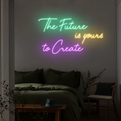Visionary The Future is Yours to Create Neon Sign - Imprint Now - AUS