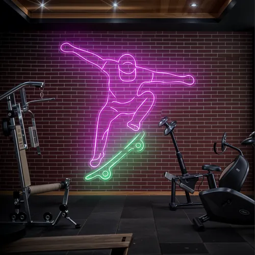 Skater Glow Neon Sign - Imprint Now - AUS