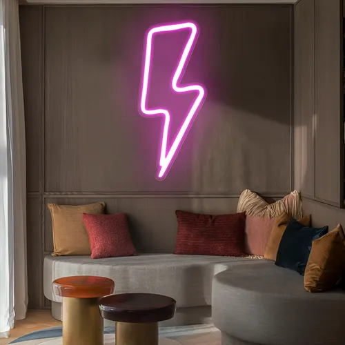 Pink Thunder Neon Sign - Imprint Now - AUS