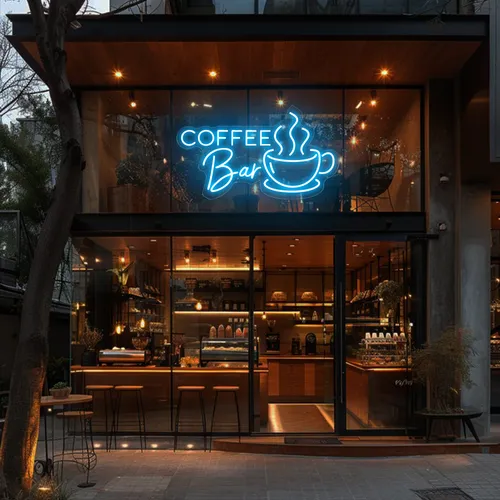 Coffee Bar Window Neon Sign - Imprint Now - AUS