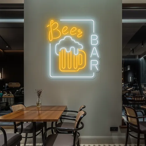 Beer Bar Vertical Neon Sign - Imprint Now - AUS
