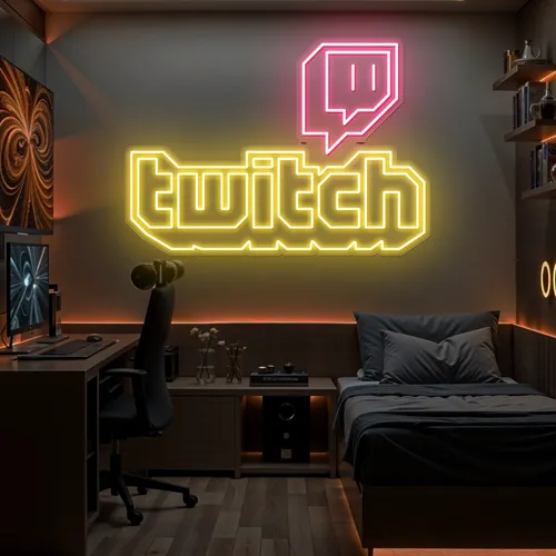 Twitch Bold Glow Neon Sign - Imprint Now - AUS
