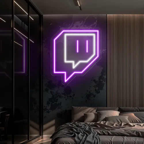 Twitch Logo Wall Neon Sign - Imprint Now - AUS