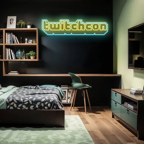 TwitchCon Bedroom Aesthetic Neon Sign - Imprint Now - AUS