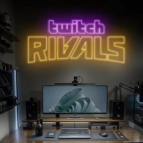 Twitch Rivals Gaming Setup Neon Sign - Imprint Now - AUS