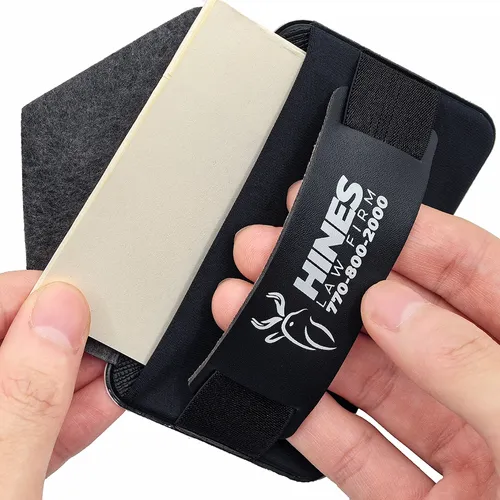 Leather Phone Wallet with Hand Grip - Imprint Now - AUS