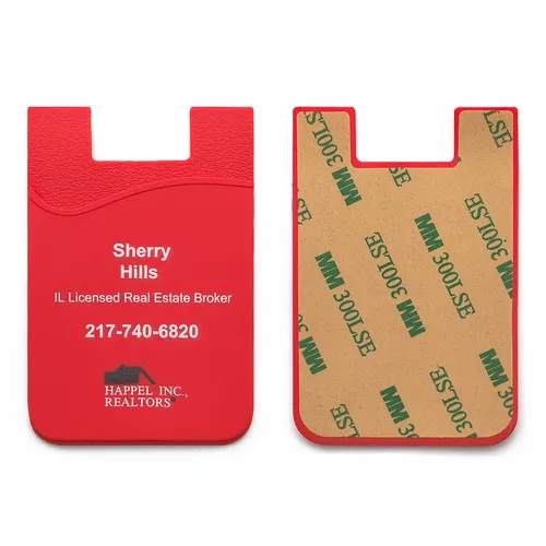 Silicone Phone Wallet Card Holder - Imprint Now - AUS