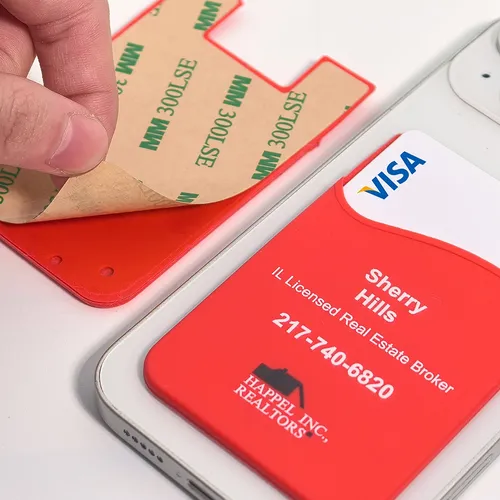 Silicone Phone Wallet Card Holder - Imprint Now - AUS
