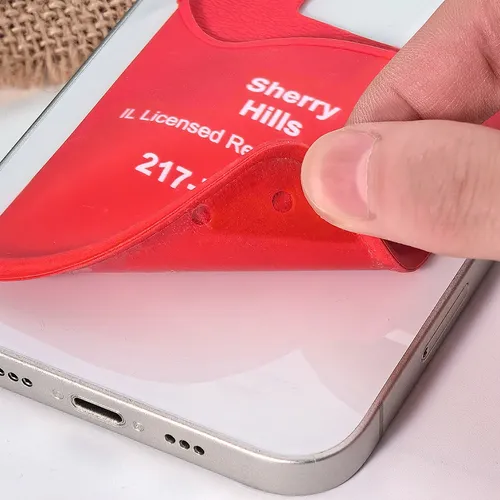 Silicone Phone Wallet Card Holder - Imprint Now - AUS