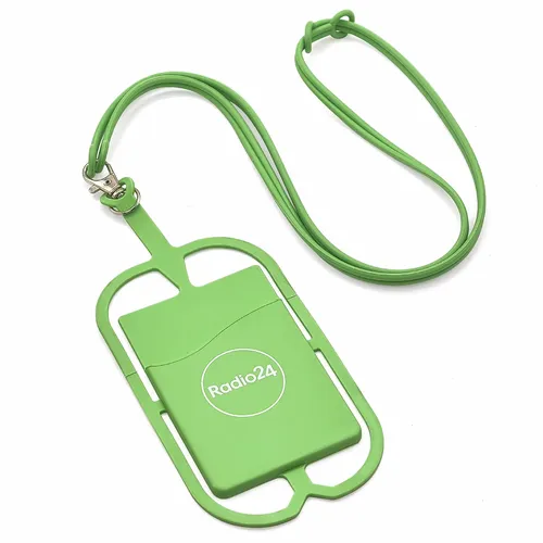 Lanyard Silicone Phone Wallet Holder - Imprint Now - AUS