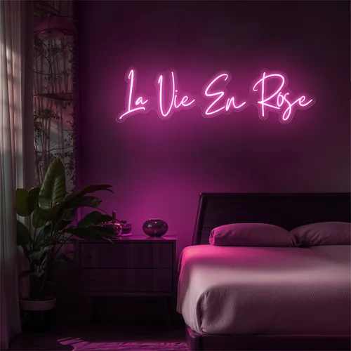 La Vie En Rose Neon Sign - Imprint Now - AUS