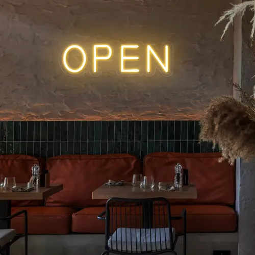 Open Block Neon Sign - Imprint Now - AUS