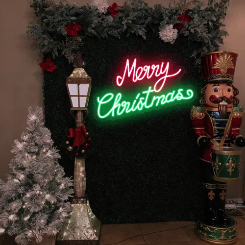 Merry Christmas Script Neon Sign - Imprint Now - AUS