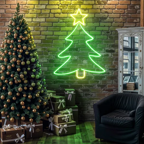 Mini Christmas Tree Neon Sign - Imprint Now - AUS