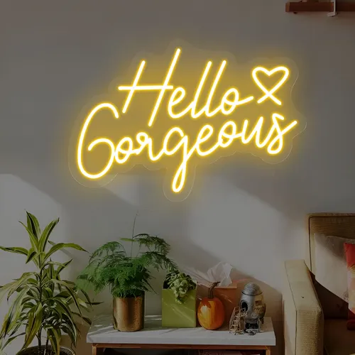 Hello Gorgeous Neon Sign - Imprint Now - AUS