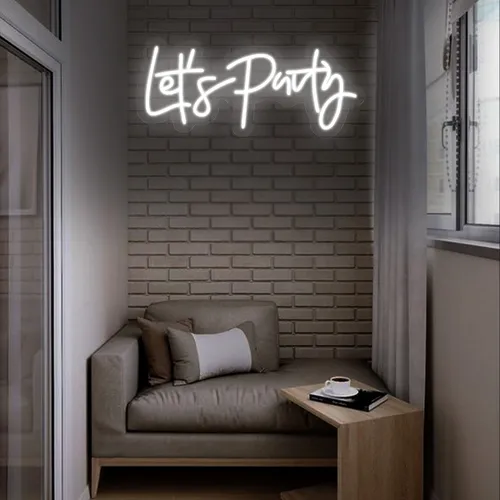 Mini Lets Party Neon sign - Imprint Now - AUS