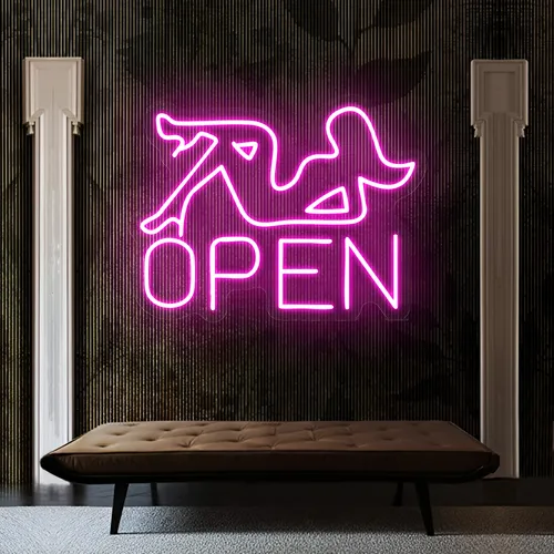 Open With Pin-Up Neon Sign - Imprint Now - AUS