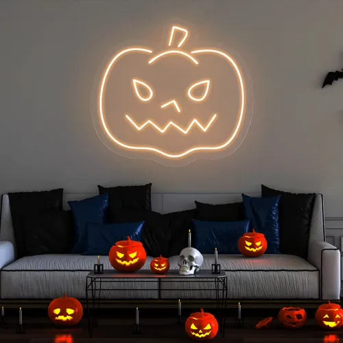 Pumpkin Neon Sign - Imprint Now - AUS