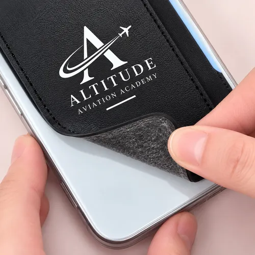Leather Phone Wallet with Side Slit - Imprint Now - AUS