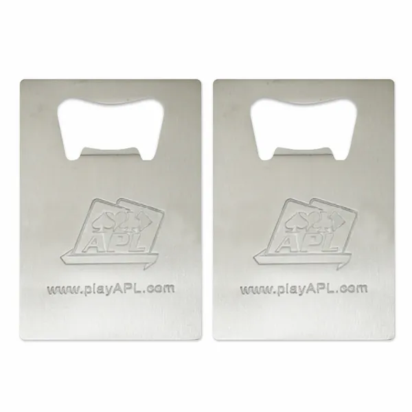 Standard Card Shape Bottle Opener - Imprint Now - AUS