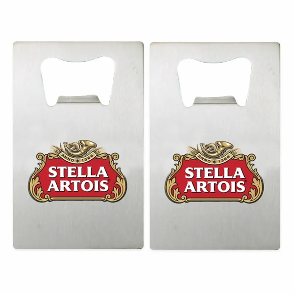 Silver Card Bottle Opener - Imprint Now - AUS