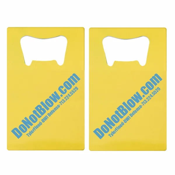 Printed Simple Card Bottle Opener - Imprint Now - AUS