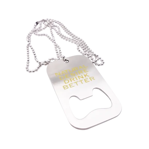 Dog Tag Bottle Opener - Imprint Now - AUS