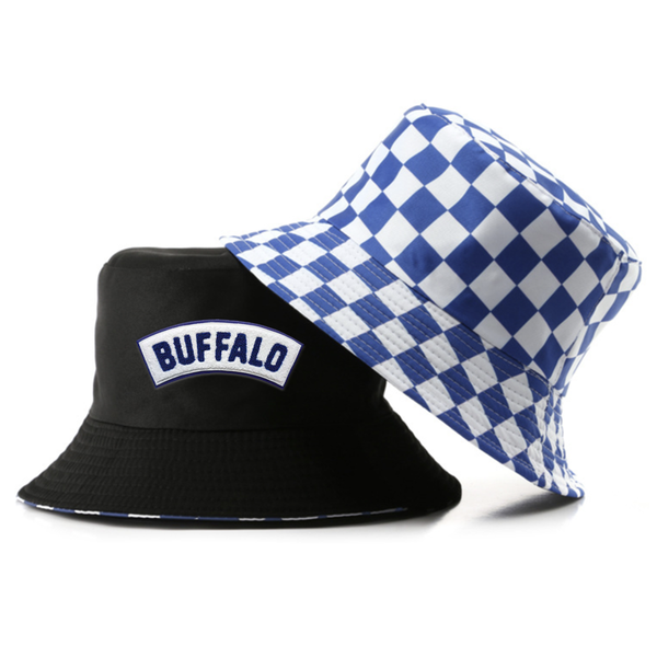 Checkered Cotton Bucket Hat - Imprint Now - AUS