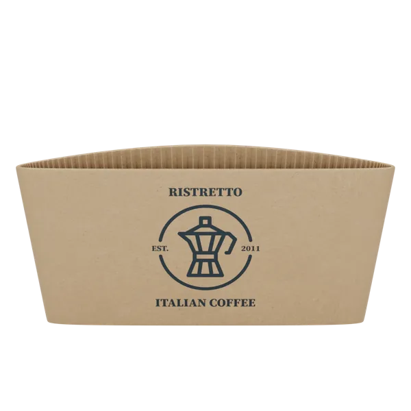 Corrugated Coffee Cup Sleeve - Imprint Now - AUS