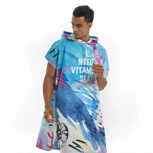 Custom Hooded Beach Towels - Imprint Now - AUS