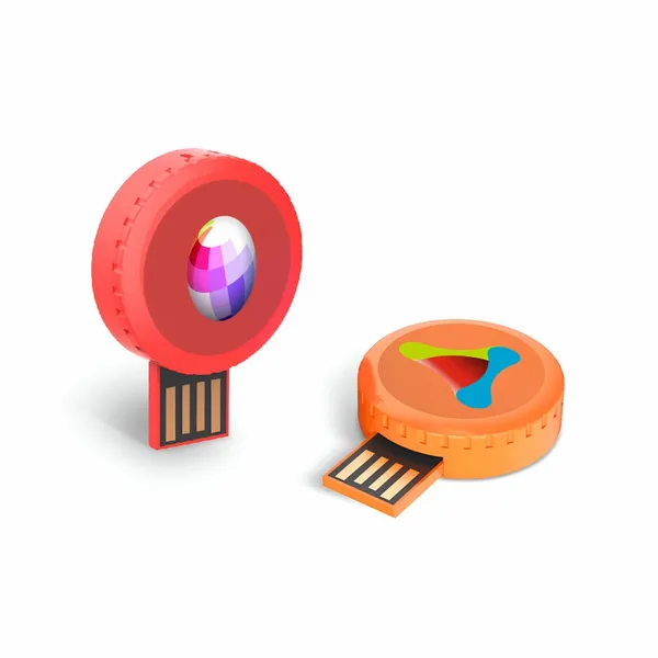 Circular 360 Rotating USB - Imprint Now - AUS