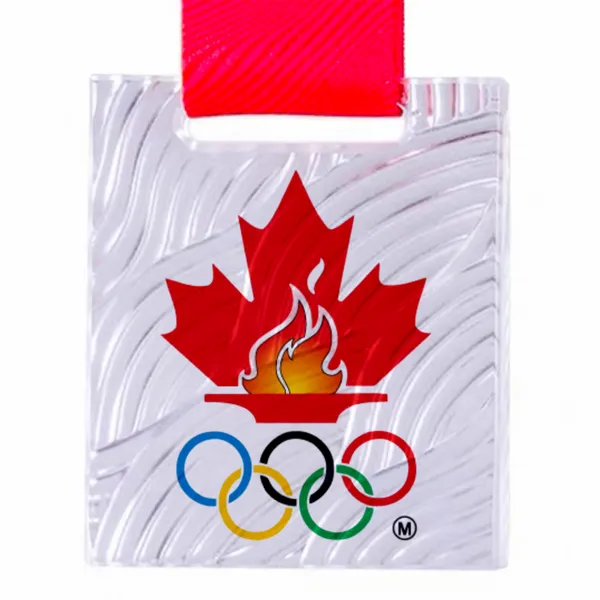 Square Glass Medal