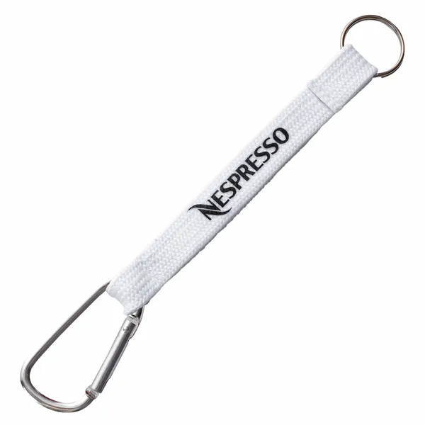 Tubular Carabiner Keychain Lanyard