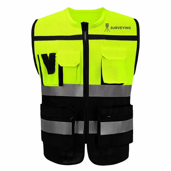 Heavy-Duty, Two-Tone Safety Vests - Imprint Now - AUS