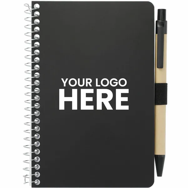 FSC Mix 10 cm x 15 cm Pocket Spiral Notebook with Pen