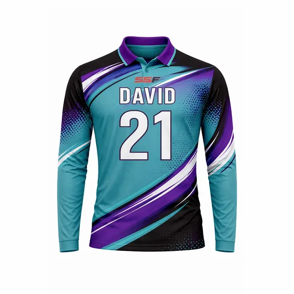 Full Colour Sublimated Long Sleeve Polo - Imprint Now - AUS