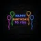 Happy Birthday To You with Balloons Neon Sign - Imprint Now - AUS