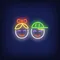 Smiling Girl Boy Faces Neon Sign - Imprint Now - AUS