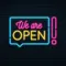 We Are Open Neon Sign - Imprint Now - AUS
