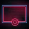 Love Heart Neon Glowing Frame Neon Sign - Imprint Now - AUS