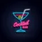 Cocktail Bar Glass & Zip Neon Sign - Imprint Now - AUS