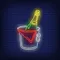 Wine in Ice Bucket Neon Sign - Imprint Now - AUS