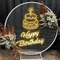 Happy Birthday with Cake on Top Neon Sign - Imprint Now - AUS