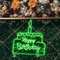 Happy Birthday Text in Big Cake Neon Sign - Imprint Now - AUS
