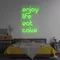 Enjoy Life Eat Cake Neon Sign - Imprint Now - AUS