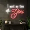 I Want My Time With You Neon Sign - Imprint Now - AUS
