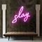 Glowing Slay Pink Neon Sign - Imprint Now - AUS