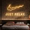 Nike Just Relax Neon Sign - Imprint Now - AUS