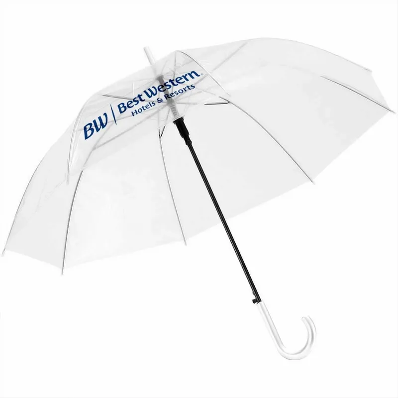 Clear Umbrella - 117 cm Arc - Imprint Now - AUS